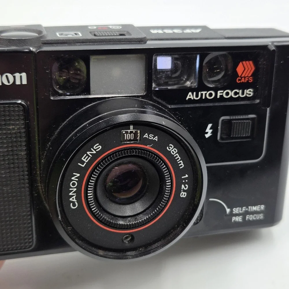 Canon AF35M 35mm Film Camera Point & Shoot f/2.8 Lens Parts/Repair READ